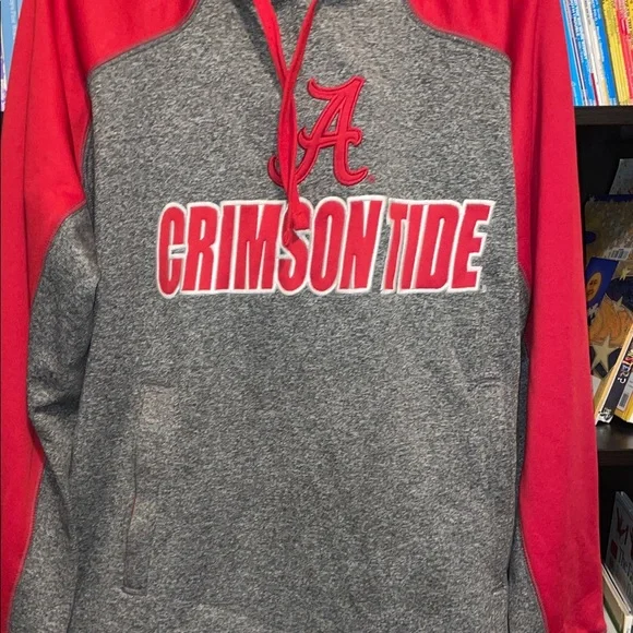 Alabama Crimson Tide Gray and Red Hoodie - Picture 4 of 4